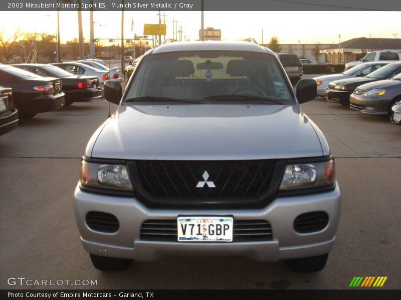 Munich Silver Metallic / Gray 2003 Mitsubishi Montero Sport ES