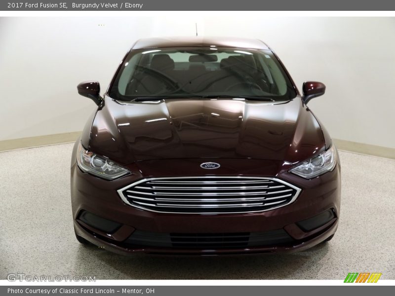 Burgundy Velvet / Ebony 2017 Ford Fusion SE