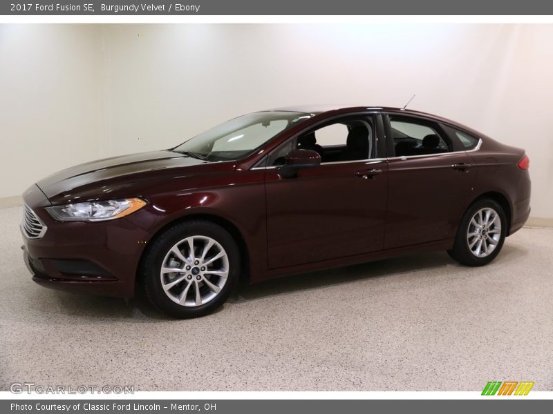 Burgundy Velvet / Ebony 2017 Ford Fusion SE