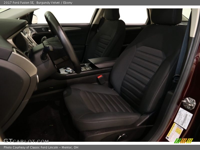 Burgundy Velvet / Ebony 2017 Ford Fusion SE