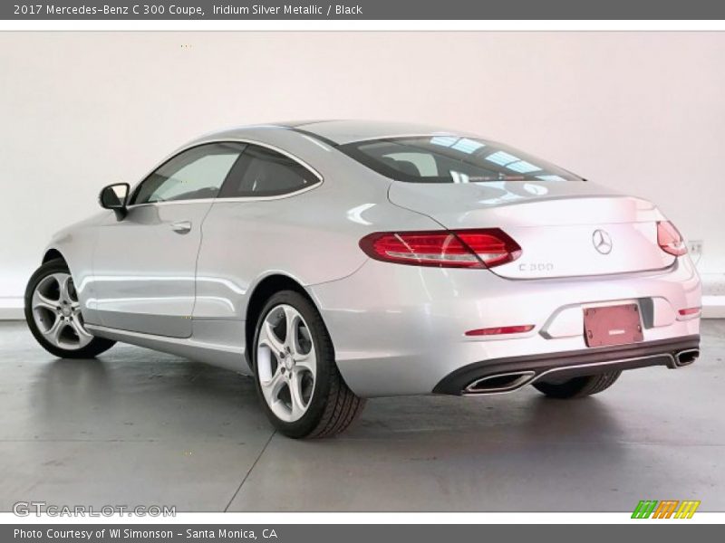 Iridium Silver Metallic / Black 2017 Mercedes-Benz C 300 Coupe