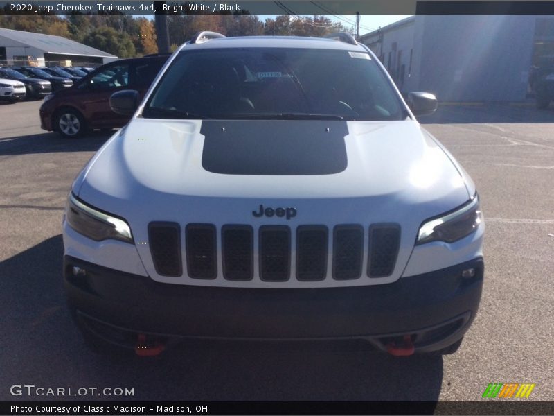 Bright White / Black 2020 Jeep Cherokee Trailhawk 4x4