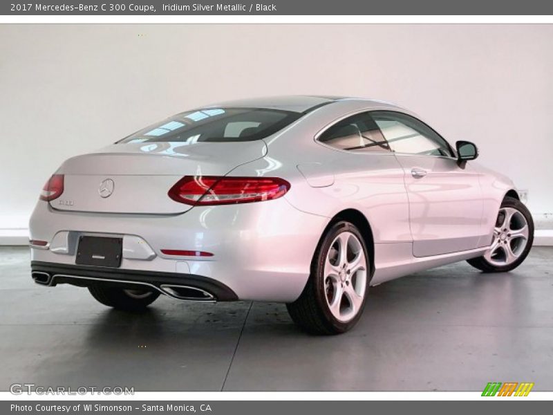 Iridium Silver Metallic / Black 2017 Mercedes-Benz C 300 Coupe
