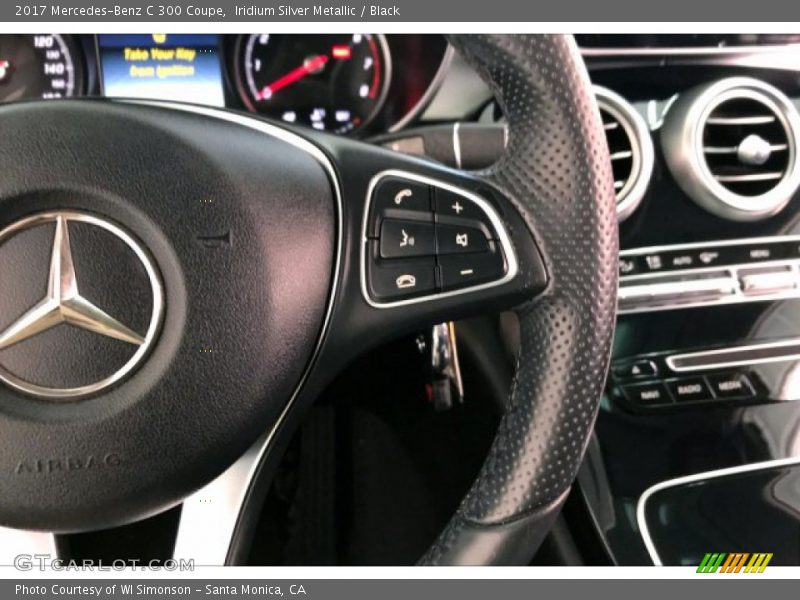 Iridium Silver Metallic / Black 2017 Mercedes-Benz C 300 Coupe