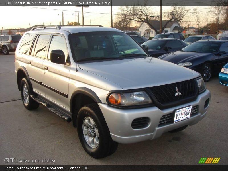 Munich Silver Metallic / Gray 2003 Mitsubishi Montero Sport ES
