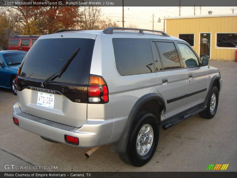 Munich Silver Metallic / Gray 2003 Mitsubishi Montero Sport ES