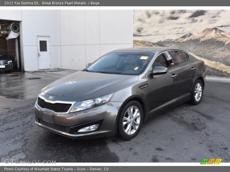 Metal Bronze Pearl Metallic / Beige 2013 Kia Optima EX