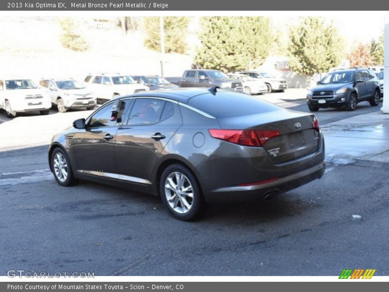 Metal Bronze Pearl Metallic / Beige 2013 Kia Optima EX