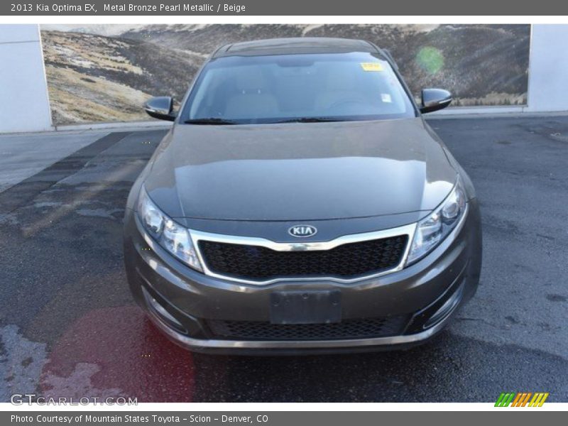 Metal Bronze Pearl Metallic / Beige 2013 Kia Optima EX