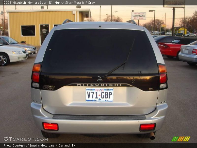 Munich Silver Metallic / Gray 2003 Mitsubishi Montero Sport ES