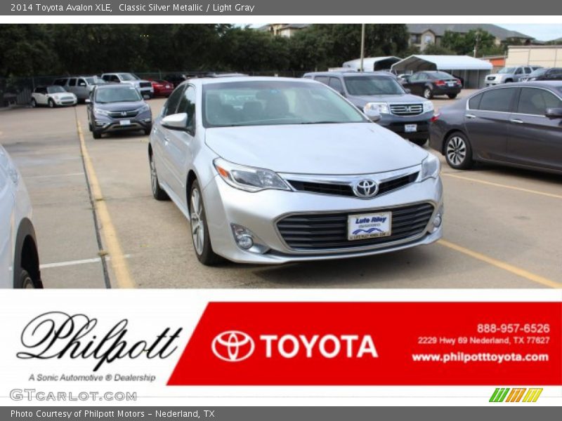 Classic Silver Metallic / Light Gray 2014 Toyota Avalon XLE