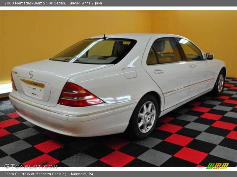 Glacier White / Java 2000 Mercedes-Benz S 500 Sedan