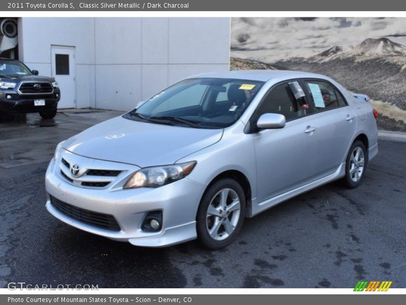 Classic Silver Metallic / Dark Charcoal 2011 Toyota Corolla S