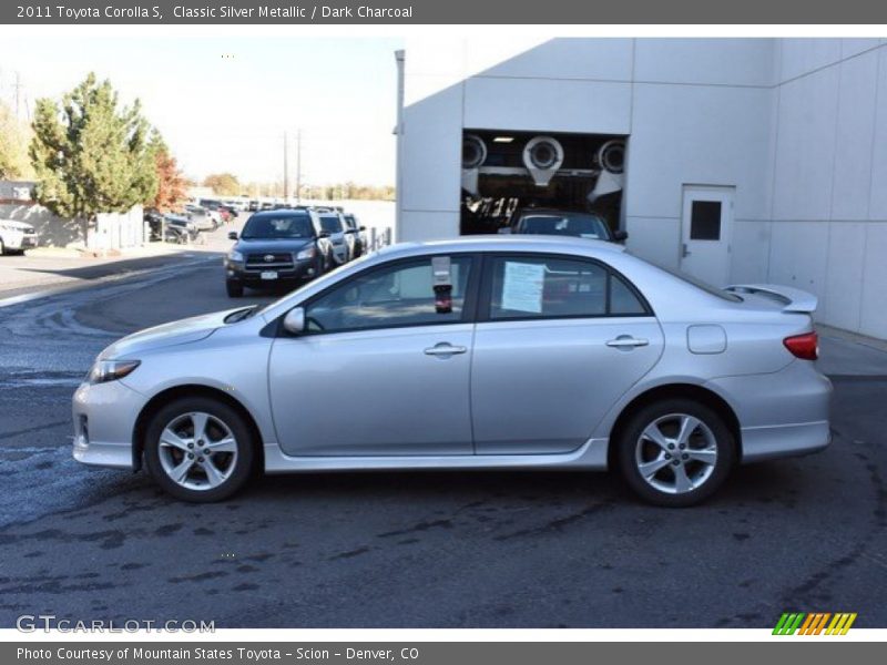 Classic Silver Metallic / Dark Charcoal 2011 Toyota Corolla S