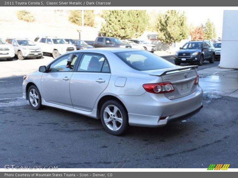 Classic Silver Metallic / Dark Charcoal 2011 Toyota Corolla S