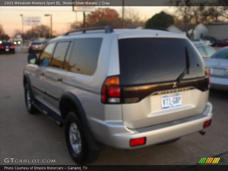 Munich Silver Metallic / Gray 2003 Mitsubishi Montero Sport ES