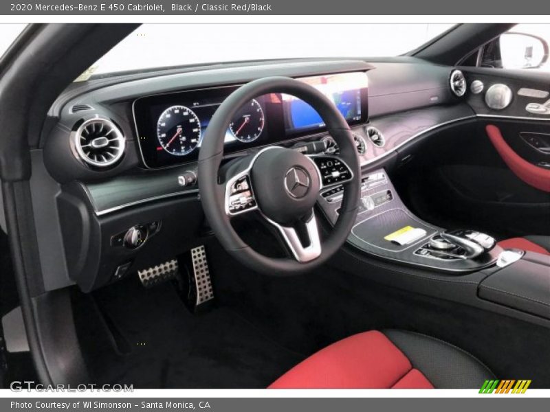 Black / Classic Red/Black 2020 Mercedes-Benz E 450 Cabriolet