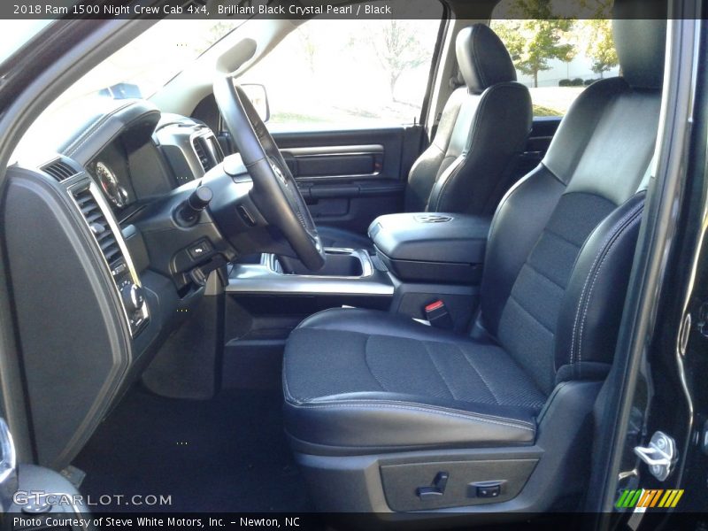 Brilliant Black Crystal Pearl / Black 2018 Ram 1500 Night Crew Cab 4x4