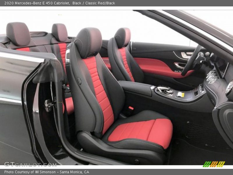  2020 E 450 Cabriolet Classic Red/Black Interior