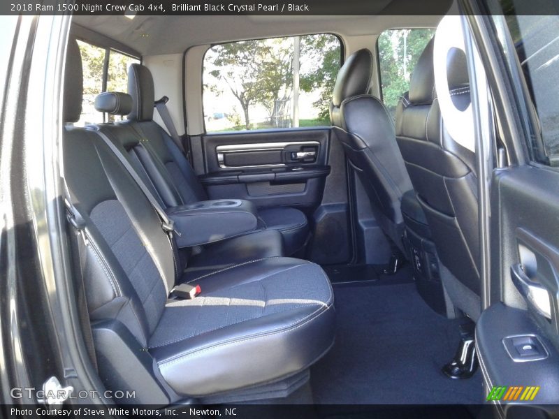 Brilliant Black Crystal Pearl / Black 2018 Ram 1500 Night Crew Cab 4x4