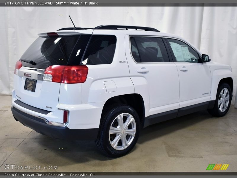 Summit White / Jet Black 2017 GMC Terrain SLE AWD