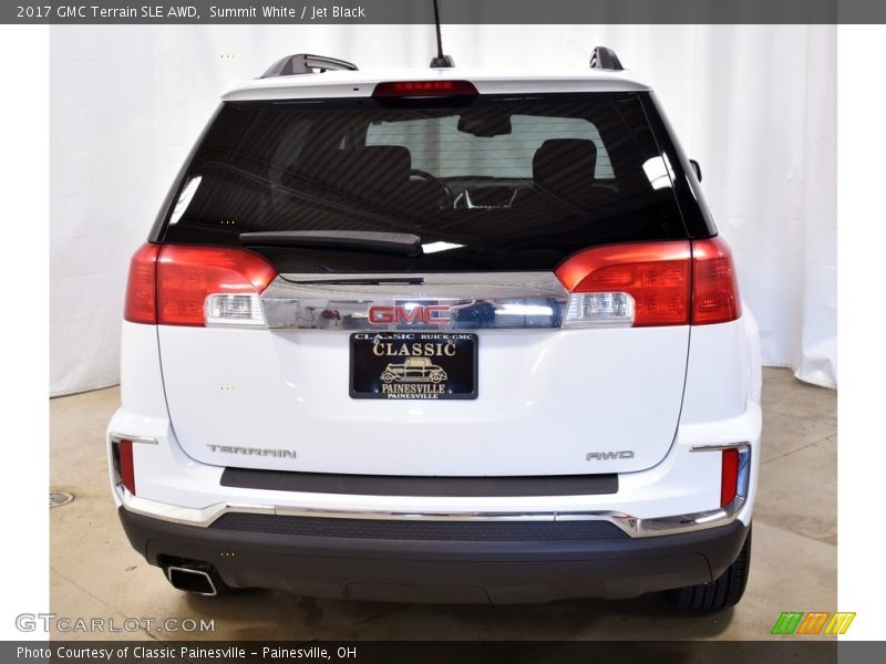 Summit White / Jet Black 2017 GMC Terrain SLE AWD