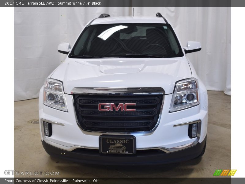 Summit White / Jet Black 2017 GMC Terrain SLE AWD