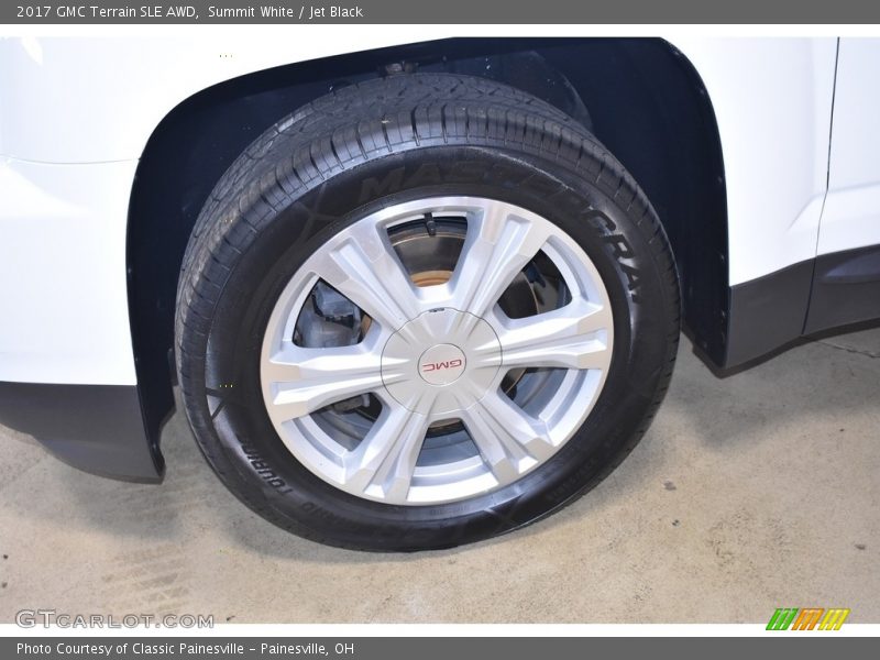 Summit White / Jet Black 2017 GMC Terrain SLE AWD