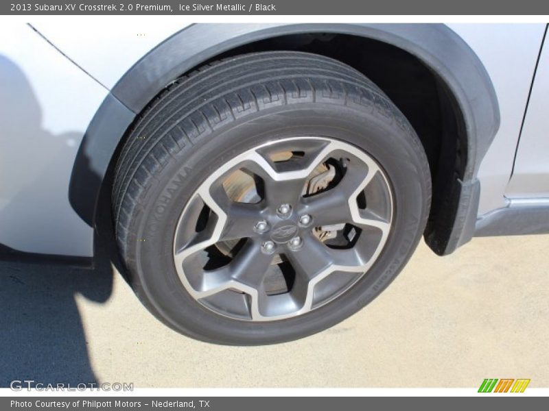 Ice Silver Metallic / Black 2013 Subaru XV Crosstrek 2.0 Premium