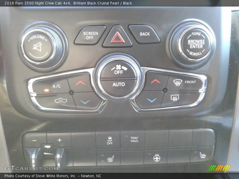 Brilliant Black Crystal Pearl / Black 2018 Ram 1500 Night Crew Cab 4x4