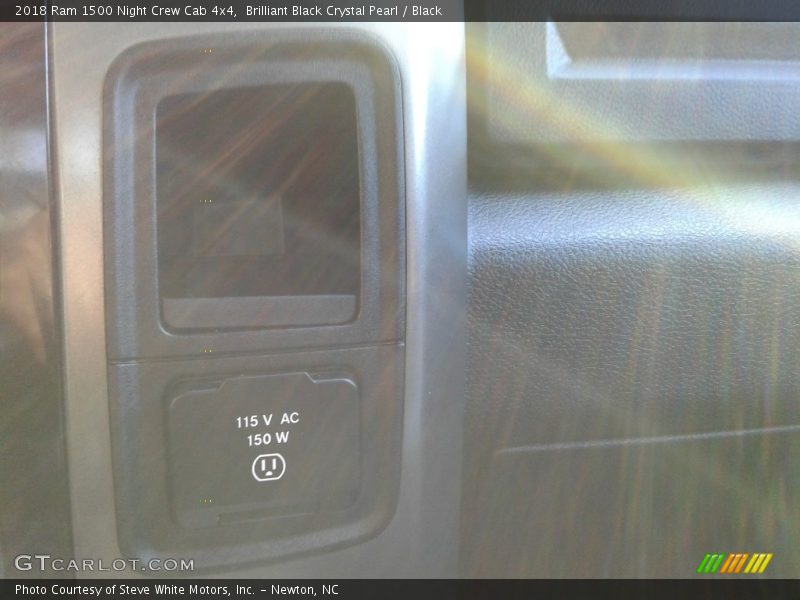 Brilliant Black Crystal Pearl / Black 2018 Ram 1500 Night Crew Cab 4x4