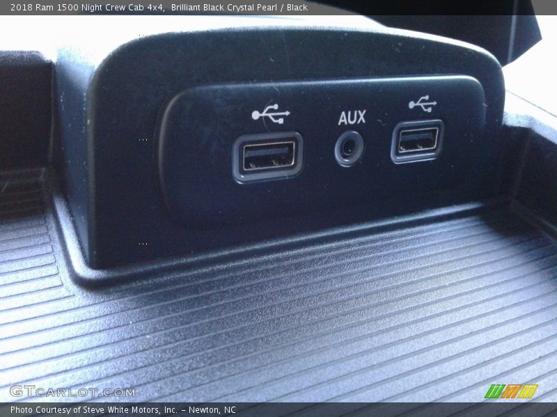 Brilliant Black Crystal Pearl / Black 2018 Ram 1500 Night Crew Cab 4x4
