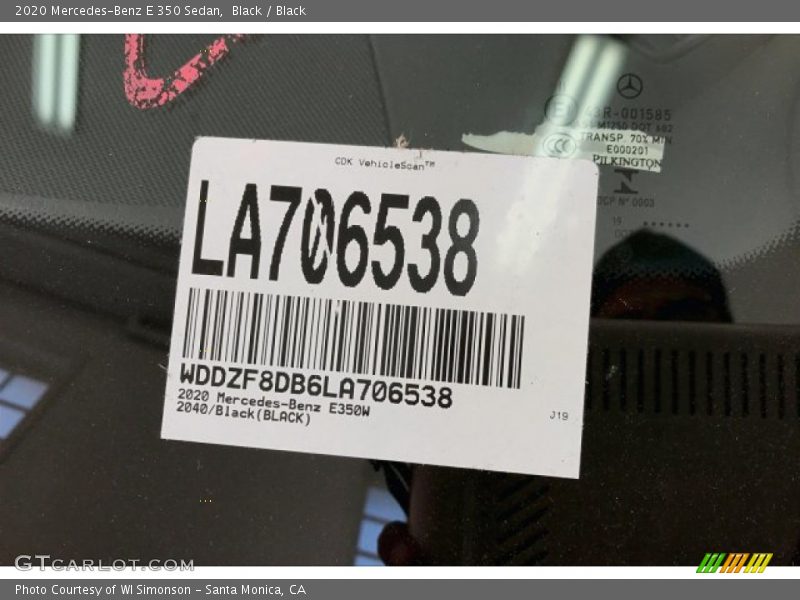 Black / Black 2020 Mercedes-Benz E 350 Sedan