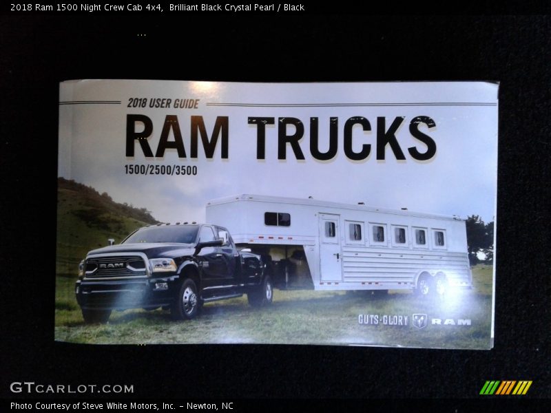 Brilliant Black Crystal Pearl / Black 2018 Ram 1500 Night Crew Cab 4x4