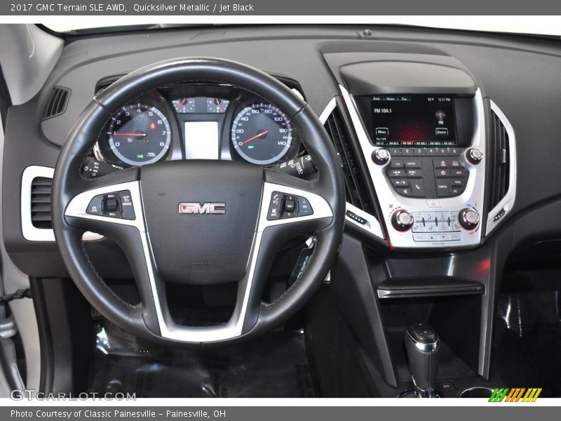 Quicksilver Metallic / Jet Black 2017 GMC Terrain SLE AWD