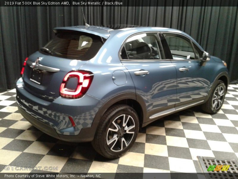 Blue Sky Metallic / Black/Blue 2019 Fiat 500X Blue Sky Edition AWD