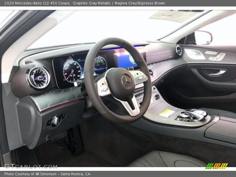 Graphite Gray Metallic / Magma Grey/Espresso Brown 2020 Mercedes-Benz CLS 450 Coupe