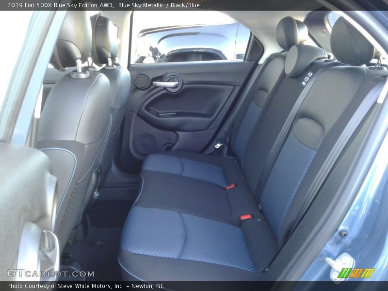 Rear Seat of 2019 500X Blue Sky Edition AWD