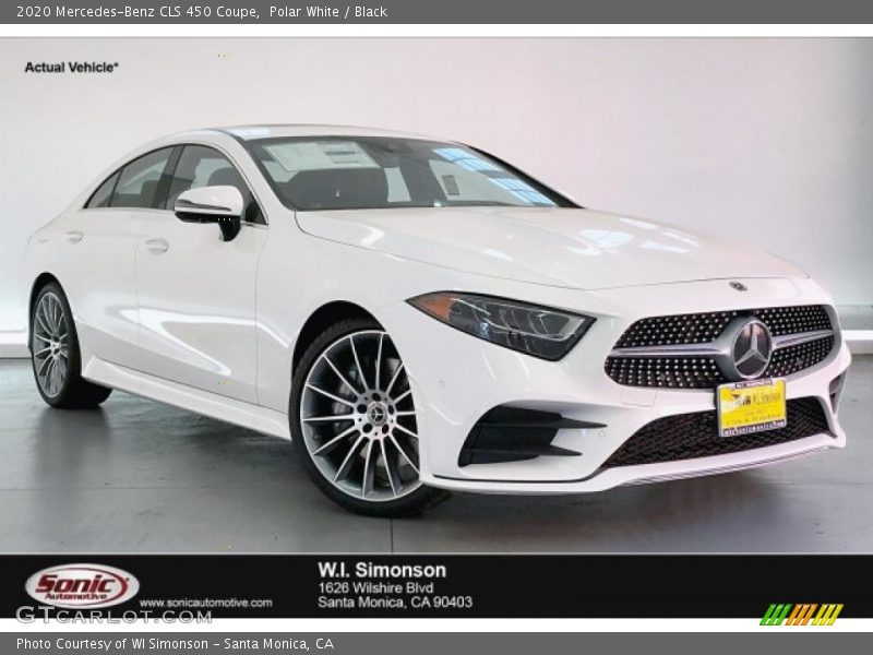 Polar White / Black 2020 Mercedes-Benz CLS 450 Coupe