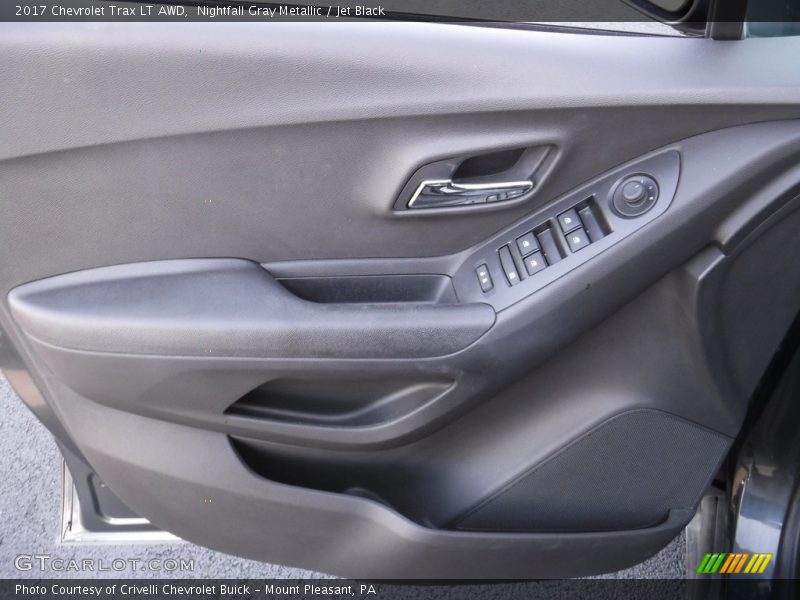 Nightfall Gray Metallic / Jet Black 2017 Chevrolet Trax LT AWD