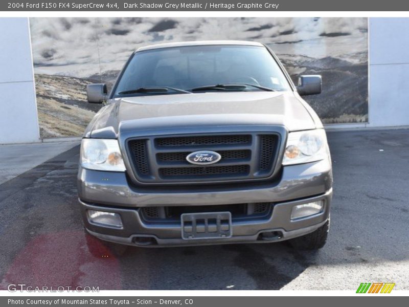 Dark Shadow Grey Metallic / Heritage Graphite Grey 2004 Ford F150 FX4 SuperCrew 4x4