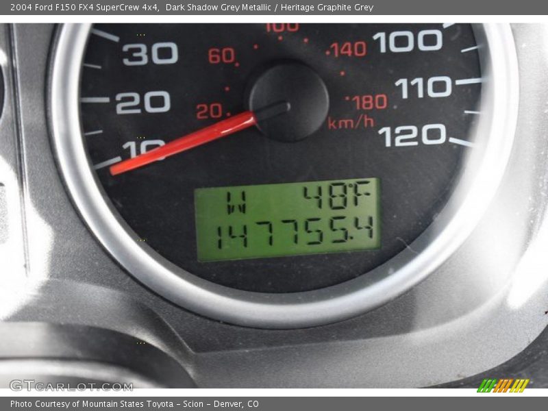 Dark Shadow Grey Metallic / Heritage Graphite Grey 2004 Ford F150 FX4 SuperCrew 4x4