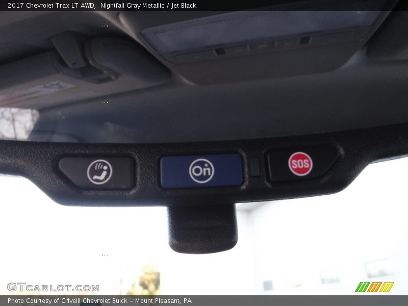 Nightfall Gray Metallic / Jet Black 2017 Chevrolet Trax LT AWD