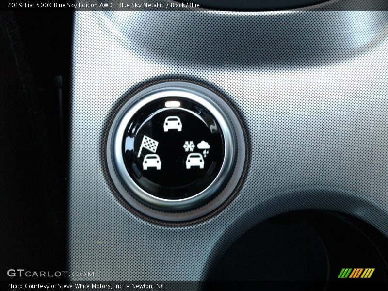 Blue Sky Metallic / Black/Blue 2019 Fiat 500X Blue Sky Edition AWD
