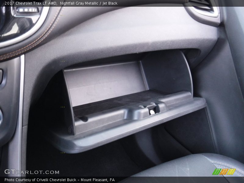 Nightfall Gray Metallic / Jet Black 2017 Chevrolet Trax LT AWD