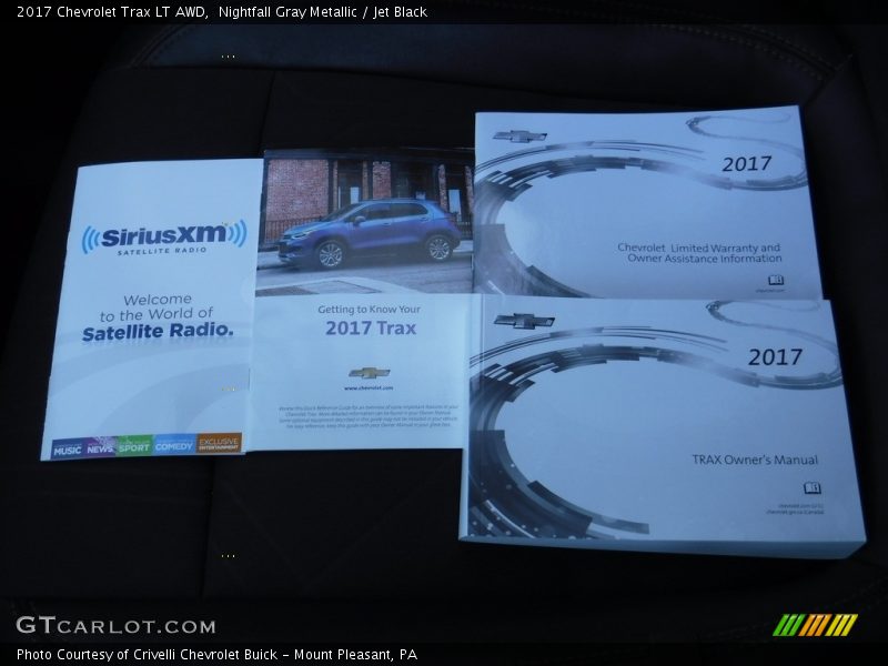 Nightfall Gray Metallic / Jet Black 2017 Chevrolet Trax LT AWD