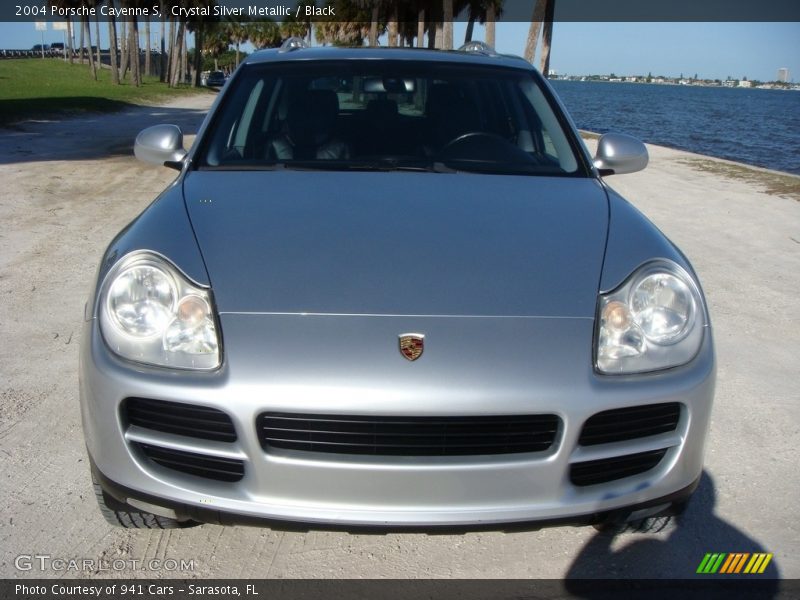Crystal Silver Metallic / Black 2004 Porsche Cayenne S