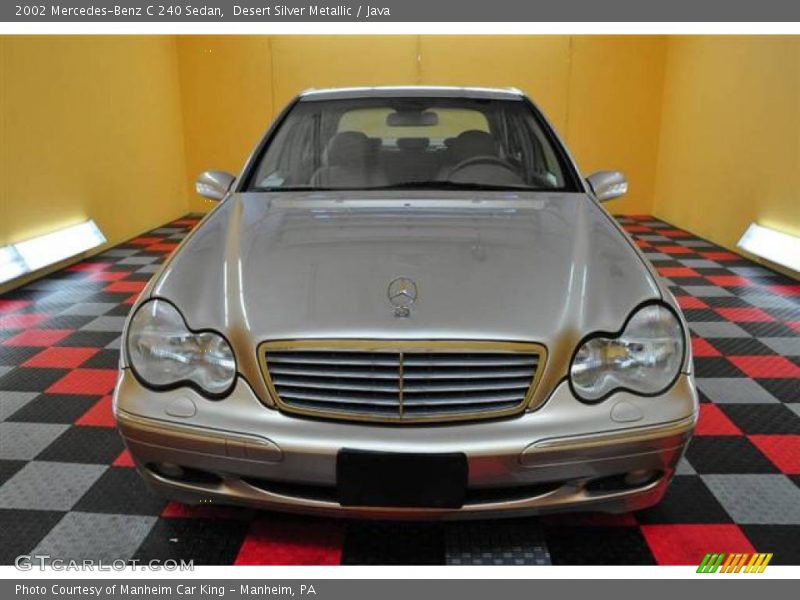 Desert Silver Metallic / Java 2002 Mercedes-Benz C 240 Sedan