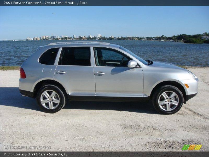 Crystal Silver Metallic / Black 2004 Porsche Cayenne S