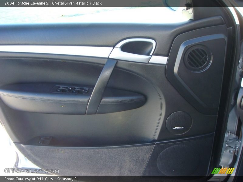 Crystal Silver Metallic / Black 2004 Porsche Cayenne S